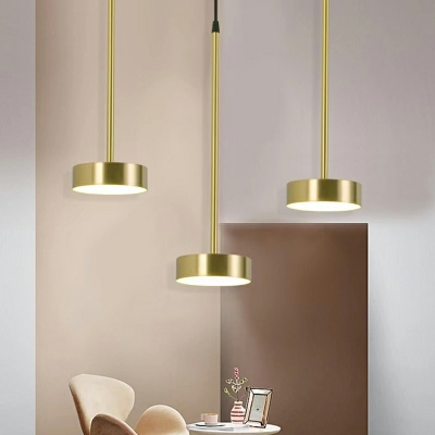 LED Metal Hanging Light Fixtures Modern Minimalism Ceiling Pendant Light for Dinning Room