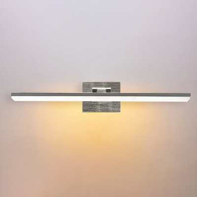 Metal Minimalism Flush Mount Wall Sconce Modern LED Vanity Sconce Lights for Bathroom