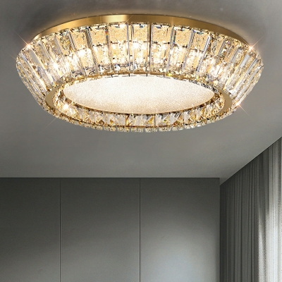 1-Light Ceiling Mounted Lights Modernist Style Geometric Shape Metal Flush Light Fixtures