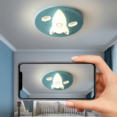 Cartoon Flush Mount Ceiling Light Fixtures Modern Creative Ceiling Mounted Fixture for Kid's Room