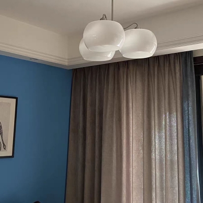 Glass Chandelier Pendant Light Modern Suspension Light for Living Room