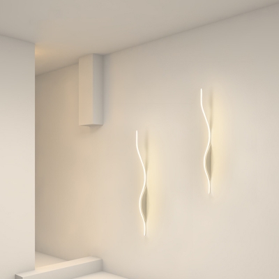 Minimalism LED Wall Mounted Light Fixture Modern Linear Wall Lamps for Bedroom