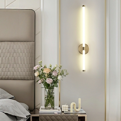 Wall Mounted Light Modern Style Glass Wall Sconce for Bedroom