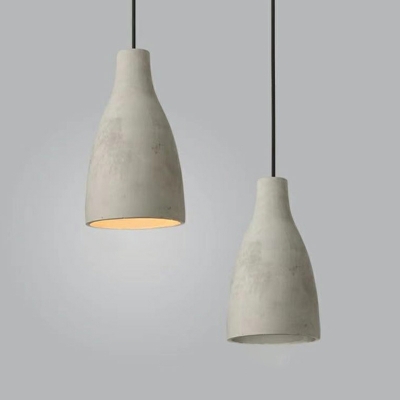 1 Light Hanging Light Modern Style Geometric Shape Stone Pendant Light