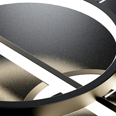6-Light Suspension Light Contemporary Style Ring Shape Metal Island Pendants