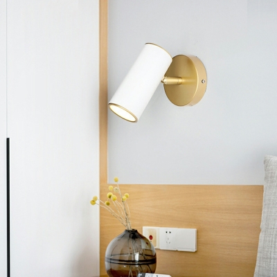 Modern Simple Bedside Reading Wall Lamp Nordic Metal Sconce Wall Light