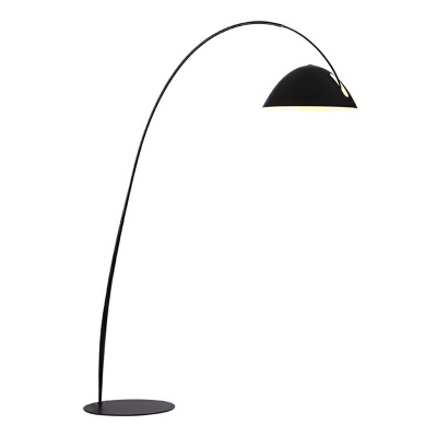 Nordic Minimalist Black Floor Lamp Creative Iron Vertical Table Lamp