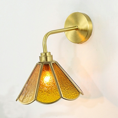 Sconce Light Industrial Style Glass Wall Lighting Fixtures for Living Room