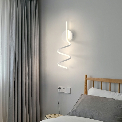 Wall Mount Light Modern Style Acrylic Wall Lighting Fixtures for Bedroom