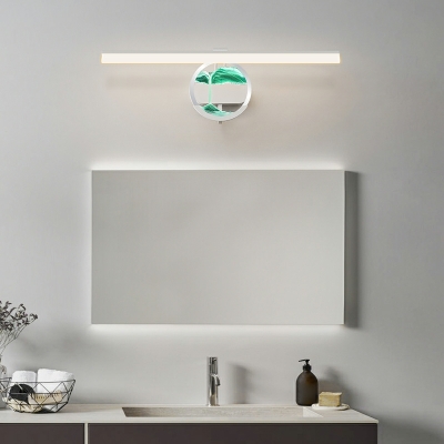 Modern Creative Quicksand Painting Vanity Lights Simple Led Wall Mount Fixture for Bathroom