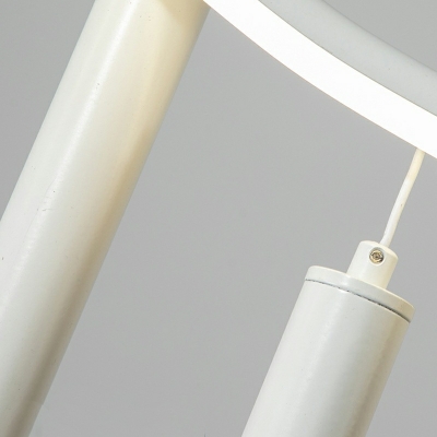 Nordic Creative Line Island Lamp Modern Minimalist LED Island Lamp with Spotlight