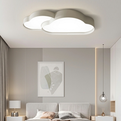 Cloud Flush Mount Fixture Modern Style Acrylic Flush Mount Led Lights for Bedroom