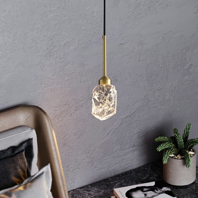 Hanging Lamps Modern Style Crystal Ceiling Pendant Light for Living Room