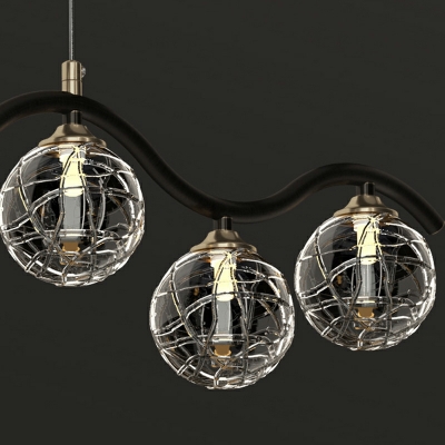 Modern Minimalist Starry Island Lamp Creative Personality Led Glass Chandelier