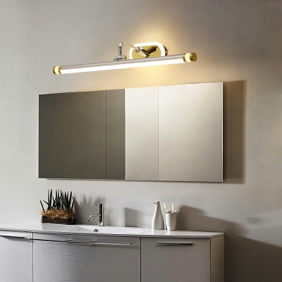 Nordic Simple Metal Wall Mount Fixture Modern Creative LED Vanity Lights for Bathroom