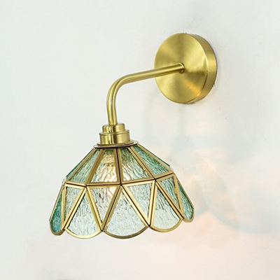 Wall Light Industrial Style Glass Wall Sconce Lighting for Living Room