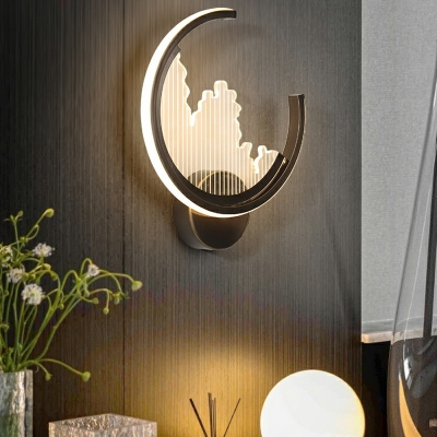 Modern Wall Sconce Lighting with Acrylic Shade LED Wall Mounted Lighting