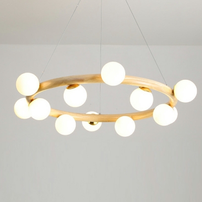 Hanging Lamps Modern Style Glass Pendant Light for Living Room