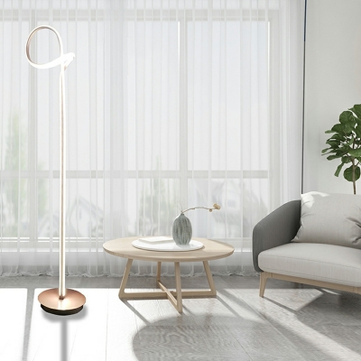 Linear 1 Light Standard Lamps Contemporary Style Acrylic Floor Lamps for Living Room