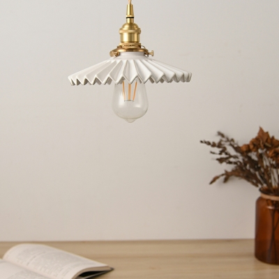 Nordic Style Flared Pendant Light Fixture Macaron Hanging Ceiling Lights