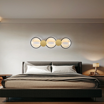 Flush Light Fixtures Modern Style Acrylic Flush Mount Led Lights for Bedroom