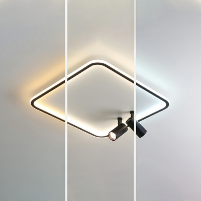 Flush-Mount Light Fixture Modern Style Acrylic Flush Mount for Bedroom