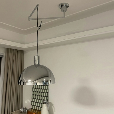 Nordic Creative Dome Single Pendant Modern Simple Swing Hanging Lamp