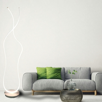 Standard Lamps Acrylic Floor Lamps for Living Room