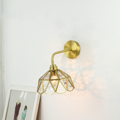 Wall Light Industrial Style Glass Wall Sconce Lighting for Living Room