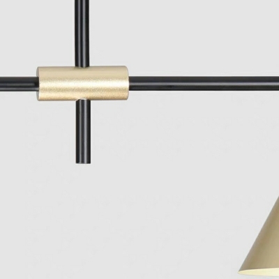 3-Light Pendant Lighting Fixtures Contemporary Style Globe Shape Metal Hanging Island Lights