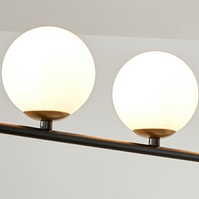 5-Light Suspension Light Contemporary Style Cylinser Shape Metal Island Pendants