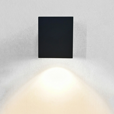 Black Modern Wall Mounted Lighting Metal Minimalism Sconce Light Fixtures for Bedroom