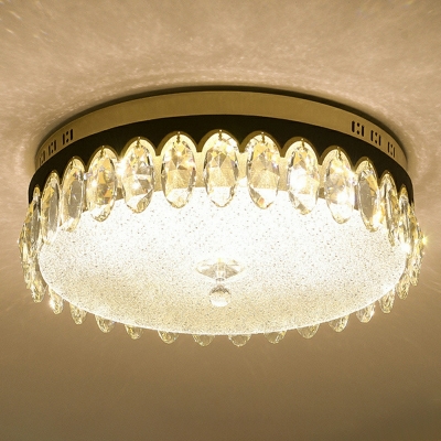Flush Mount Ceiling Light Modern Style Crystal Flush Light for Bedroom