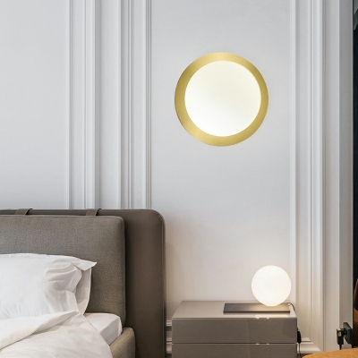 1-Light Flush Light Fixtures Contemporary Style Globe Shape Metal Ceiling Mounted Lights