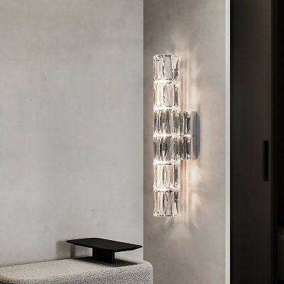 Crystal Modern Wall Mounted Light Fixture Minimalism Sconce Light Fixture for Bedroom