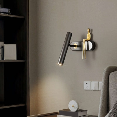 Sconce Light Contemporary Style Metal Wall Sconce Lighting for Living Room