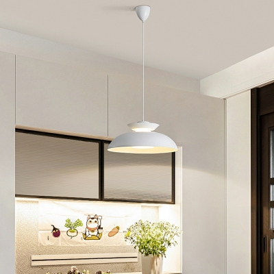 Bowl Hanging Ceiling Light Modern Style Metal Ceiling Lamps for Living Room