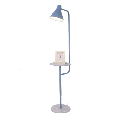 Contemporary Style Single Bulb Standing Floor Lamp Metal Floor Lighting