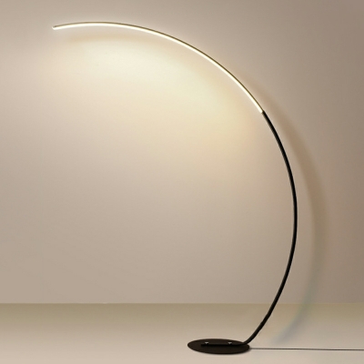Arc Shape Standing Floor Lamp Metal Floor Lighting for Bedroom