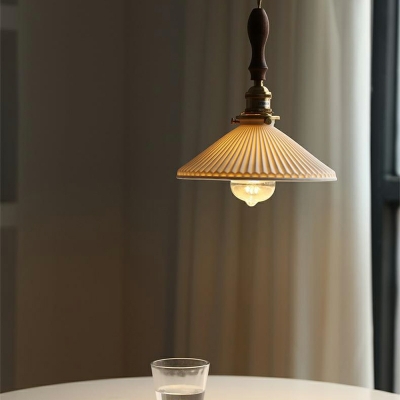 Cone Sconce Lights Modern Style Glass Wall Sconce for Bedroom