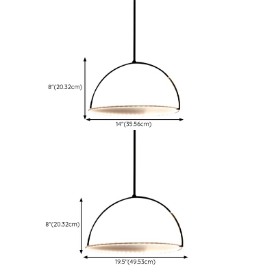 Hanging Lamps Modern Style Fabric Pendant Lighting Fixtures for Bedroom