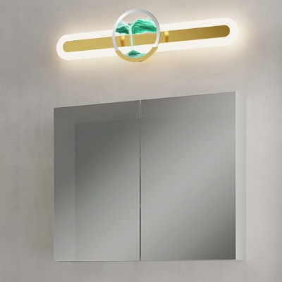 Modern Creative Art Painting Vanity Lights Simple Led Wall Mount Fixture for Bathroom