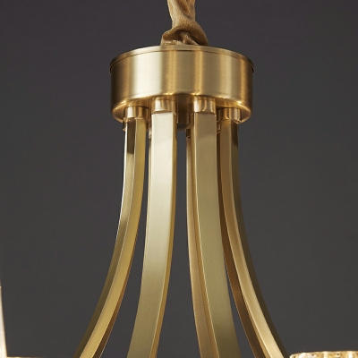 Modern Crystal Chandelier Pendant Light Minimalism Suspension Light for Living Room