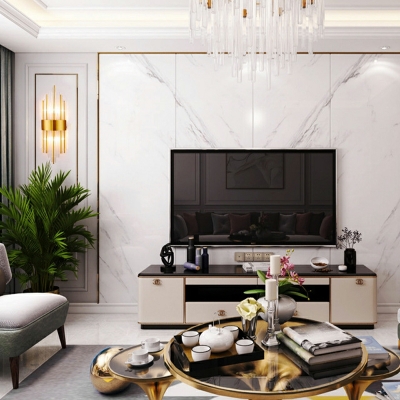 Modern Flush Mount Wall Sconce Crystal Wall Sconce Lighting for Living Room