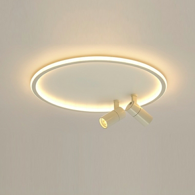 Round Flush Mount Ceiling Light Modern Style Acrylic Flush Light for Living Room