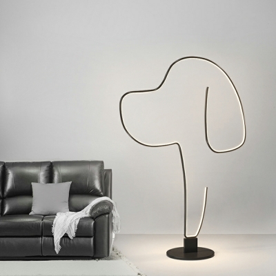 Simple Design Floor Lamp Animal Shape Led Art Decorative Floor Lamp