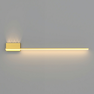 2-Light Sconce Lights Minimalism Style Linear Shape Metal Wall Lighting Fixtures