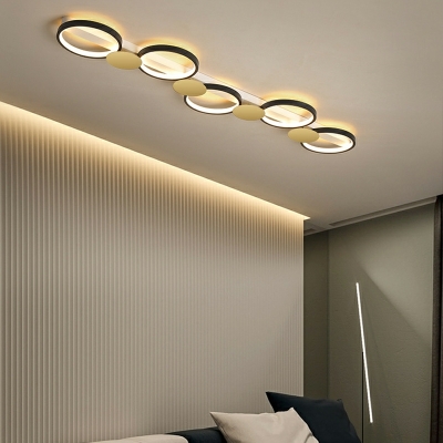 Flush Light Fixtures Modern Style Acrylic Flush Mount Led Lights for Bedroom