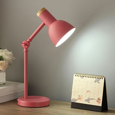 Nordic Simple Macaron Table Lamp Modern Wrought Iron Table Lamp for Bedroom