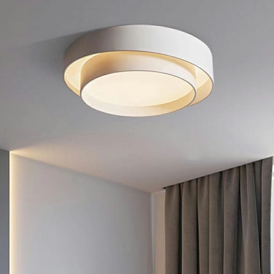 Round Flush Mount Light Modern Style Acrylic Flush Light Fixtures for Living Room